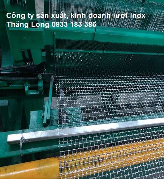 Lưới inox đan ô 12x12mm 201 TLG Thăng Long khổ 1m